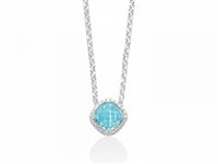 Collana Miluna Donna GEMMA DEL CIELO 925 in Argento Topazio CLD4538 - CLD4538